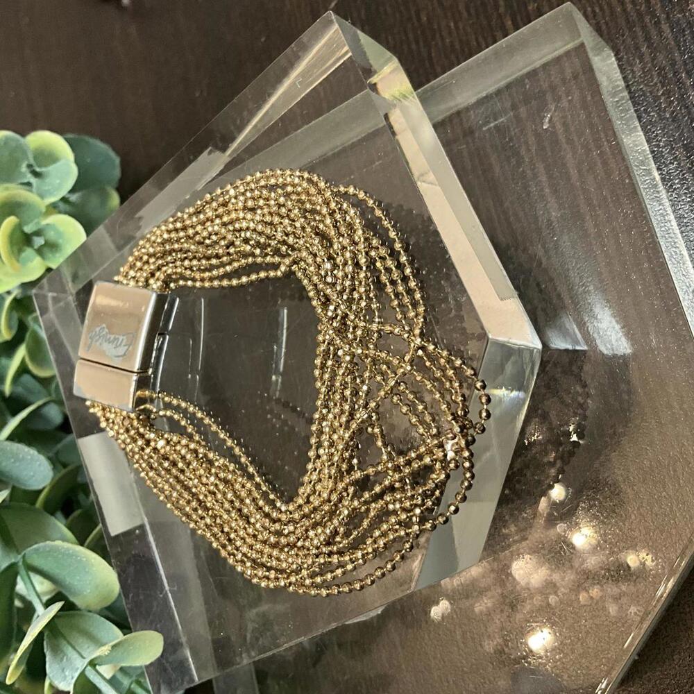 Erimish Gold Everly Cuff Chain Bracelet